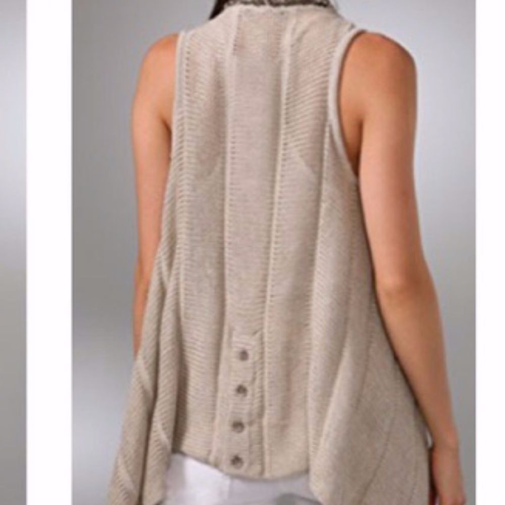 Alice + Olivia Andie Beaded Draped Vest